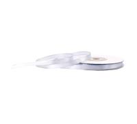 Creativery Rouleau de ruban en satin 6 mm 25 m Argent 012h.