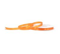 Creativery Rouleau de ruban en satin 6 mm 25 m Orange 668