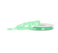 Creativery Rouleau de ruban en satin 6 mm 25 m Vert menthe/menthe 513.