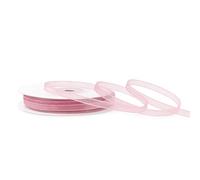 Creativery Ruban en Organza 3 mm x 50 m Ruban Cadeau en Mousseline de Soie Ruban décoratif Ruban Organza Ruban de Ruban de 3 mm