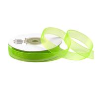 Creativery Ruban Organza 12mm x 25m Vert Anis Pale