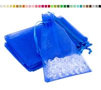 Creativery Sachets en Organza 7x9cm Bleu Roi 10 pièces