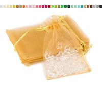 Creativery Sachets en Organza 7x9cm Or 10 pièces