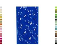 Creativery - Tulle à pois - Scintillant - Bleu roi - 15 cm x 9 m