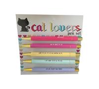 Creatives Ensemble de stylos à bille - 5 pièces, stylos de bureau amusants à écriture fluide, couleurs vives portables | Papeterie de prise de notes pour journalisation, outils d'écriture de bureau