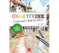 CreativInk: A Mark Made to Break the Pattern: CreativInk Coloring Book for Adults - Original Ink Tracing Concept: Transform Pre-Colored Pages with ... for a Unique Relaxing Creative Experience