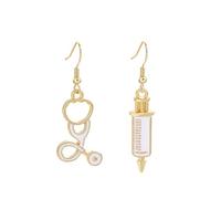 Créativité Boucles d'oreilles intéressantes haut de gamme Boucles d'oreilles tendance Accessoires pour femmes filles pour cadeau boucles d'oreilles chandelier femmes, 4.7cm, Métal