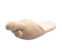 Créativité de Mode pour Hommes et Femmes Adultes et Pantoufles de Coton de modélisation drôles Pantoufles Plates en Peluche Sexy et intéressantes Bottes Courtes sans Talon