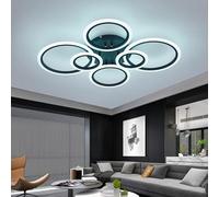 Créativité Lampe Plafond avec Télécommande APP,Luminaire Plafonnier LED 3000K-6000K Dimmable,Suspension Luminaire Fonction Mémoire 72W Moderne avec Minuterie Pour Chambre Cuisine Salon