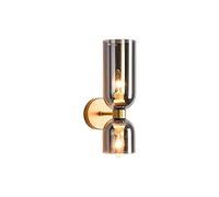 Créativité Nordique Lampe Murale en Or avec boucherie en Verre de Haut en Bas de la cris de Montage Mural Moderne Amélioration des Lampes murales intérieures pour Les Couches de Chambre à Coucher