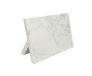 Créativité nordique Marbre Porte-lame magnétique stand Bloc couteaux Couteau Bar Accueil rack Couteaux de cuisine Accessoires bloc de couteaux (Color : White)