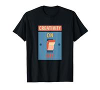 Créativité on Off Funny Artist Switch Art T-Shirt