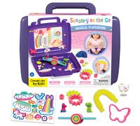 Creativite pour les enfants Sensory on the Go Kit: Magical Playground - Bacs sensoriels pour les tout-petits ages de 3 a 5 ans + cadeaux de licor