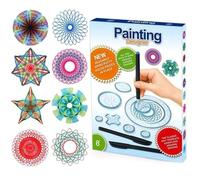 Créativité pure : kit de design en spirale, 26 pièces, spirographe multifonctionnel, couleurs vives et interactives, possibilités de dessin illimitées, défi pour débutants et professionnels, avec