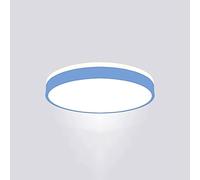 , créativité Top Glow Flush Mount plafonnier LEDs LED LED PLADIER Round PLADE 3000K, 4000K, 5000K ÉCLAIRAGE DE PLAFICATION RÉGLABLE pour Les CORRIDORS DE Chambre DE PLOCET (Bleu, 11,8 Pouces)