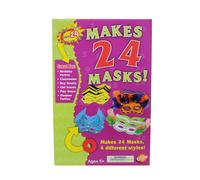 Creativity Street Colossal Craft Masks Kit Couleurs et styles assortis Lot de 24