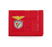 Creativolution Portefeuille Trifold Officiel SL Benfica en Polyester Rouge avec Fermeture Facile - 12x10 cm