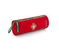 Creativolution Trousse Ronde Officielle Fédération Portugaise de Football Rouge avec Poignée - 21x8 cm