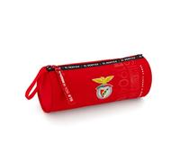 Creativolution Trousse Ronde Officielle SL Benfica en Polyester Rouge avec Poignée - 21x8 cm