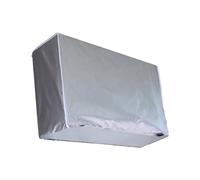 CreatoHundreds Housse de Climatiseur Extérieur Couverture Unité Extérieure Aluminium Imperméable Lavable Adaptée à L'Extérieur Habitat, 1P en dessous de 75x26x57cm