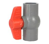 CreatoHundreds Vanne à Bille En PVC avec Poignée Ergonomique pour Raccord de Tuyau D'irrigation, Installation Facile, Compatible avec Les Accessoires D'entre, 50mm