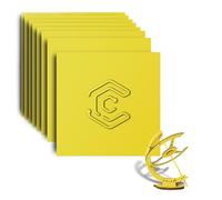 Creatorally Coloré Contreplaqué 3mm, Contre Plaque de Tilleul Couleur 30x30 cm 8 Pièces pour Gravure et Découpe Laser, Plaque de Bois pour Bricolage, Pyrogravure sur Bois (Jaune)