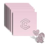 Creatorally Coloré Contreplaqué 3mm, Contre Plaque de Tilleul Couleur 30x30 cm 8 Pièces pour Gravure et Découpe Laser, Plaque de Bois pour Bricolage, Pyrogravure sur Bois (Rose)