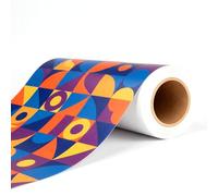 Creatorally Papier Transfert DTF, 33cm x 100m Rouleau Mat Film de Transfert Thermique PET pour Sublimation Rojets d'Impression DIY, Compatible avec Toutes les Imprimantes à Jet d'Encre