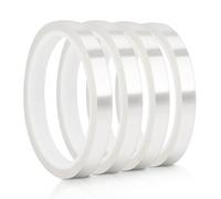 Creatorally Ruban Adhésif Sublimation, Scotch Transfert Thermique 10mm x 33m, Rubans Chauffant Résistant à la Chaleur, 4 Rouleaux pour Vinyle Circuits Électroniques Aucun Résidu
