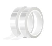 Creatorally Ruban Adhésif Sublimation, Scotch Transfert Thermique 20mm x 66m, Rubans Chauffant Résistant à la Chaleur, 2 Rouleaux pour Vinyle Circuits Électroniques Aucun Résidu