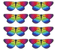 Creatoy - Ailes de papillon en vrac pour enfants, vêtements de déguisement pour enfants, lot d'ailes de fée, accessoires de fête d'insectes, fournitures d'Halloween