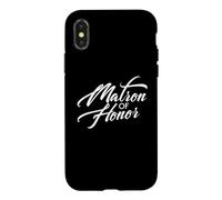 Créatrice d'enterrement de Vie de Jeune Fille de la matrone d'honneur Coque pour iPhone X/XS