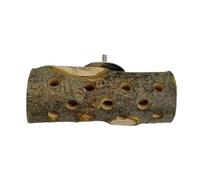 CreatsGoss Bâton molaire en bois pour petit animal - Jouet à mordre pour perroquet - Taille M - 15 x 6 cm