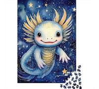 Créature Aquatique Puzzle 1000 Pièces Papier pour Adultes Fond Étoilé Jeu de Puzzle 1000 Pièces Famille Décor 38x26cm/1000pcs
