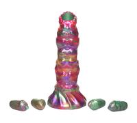Creature Cocks - gode ovipositeur alien - silicone arc-en-ciel