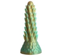 Creature Cocks Stegosaurus - gode ceinture dildo réaliste - silicone vert 20cm