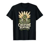 Creature Feature One Night Only The Deep Se Horror Fan T-Shirt Graphique avec Valeur
