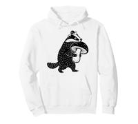 Créature Forestière avec Champignon - Art Mystique Sweat à Capuche