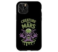 Créature from Mars Funny Alien Cartoon Design pour Enfants Coque pour iPhone 11 Pro