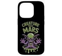 Créature from Mars Funny Alien Cartoon Design pour Enfants Coque pour iPhone 14 Pro