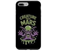 Créature from Mars Funny Alien Cartoon Design pour Enfants Coque pour iPhone 7 Plus/8 Plus