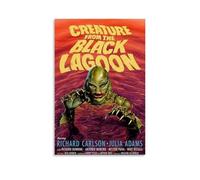 Creature from The Black Lagoon Poster Toile Art Peinture à l'huile Peinture murale Décoration d'intérieur Album de musique Célébrité Peinture décorative classique Art mural sans cadre 4016 x 60 cm