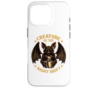 Creature of The Night Shift Batte Café Funny Work Coque pour iPhone 16 Pro