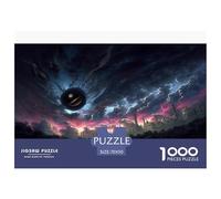 Créature Sombre Puzzles 1000 Pièces Jeu De Défi Jouet Adultes Et Enfants Horreur Puzzle Impossible Défi ÉduChatif Entraînement Cérébral Cadeau Décoration Maison 70x50cm/1000pcs