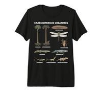 Créatures carbonifères Paléontologie Espèces fossiles T-Shirt Haut de Gamme