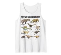 Créatures crétacées - Art de la paléontologie de la Vie préhistorique Débardeur