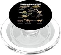 Créatures crétacées - Art de la paléontologie de la Vie préhistorique PopSockets PopGrip pour MagSafe
