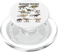 Créatures crétacées - Art de la paléontologie de la Vie préhistorique PopSockets PopGrip pour MagSafe