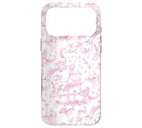 Créatures de la forêt Rose en Toile, Ours, Lapin, cerf, Renard Coque pour iPhone 17 Pro Max