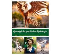 Créatures de la mythologie grecque - Un monde IA de dieux, de créatures et d'aventuriers grecs, Version française (Calendrier mural 2026 DIN A3 portrait), Calendrier CALVENDO mensuel